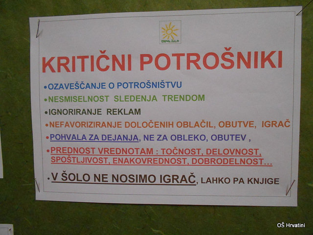 KRITIČNI POTROŠNIKI